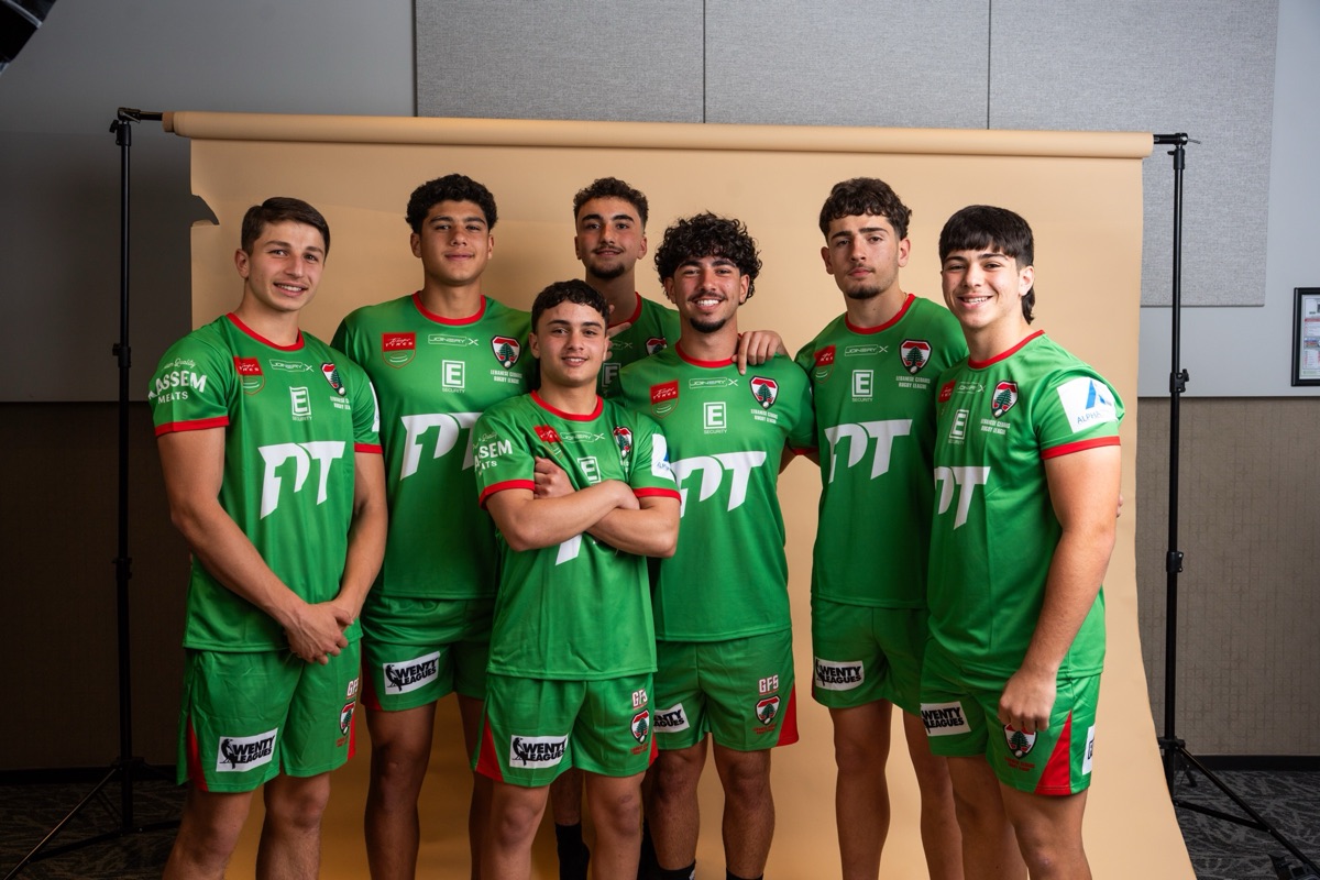 Lebanese Cedars players in the official 2026 playing kit